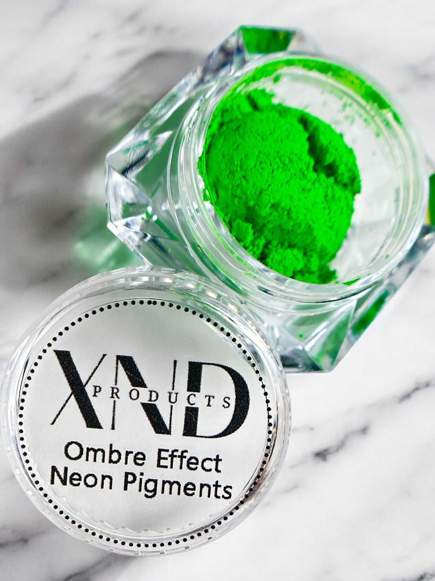 XND Products Nail Chromes & Pigments Ombre Effect Neon Pigment- Green