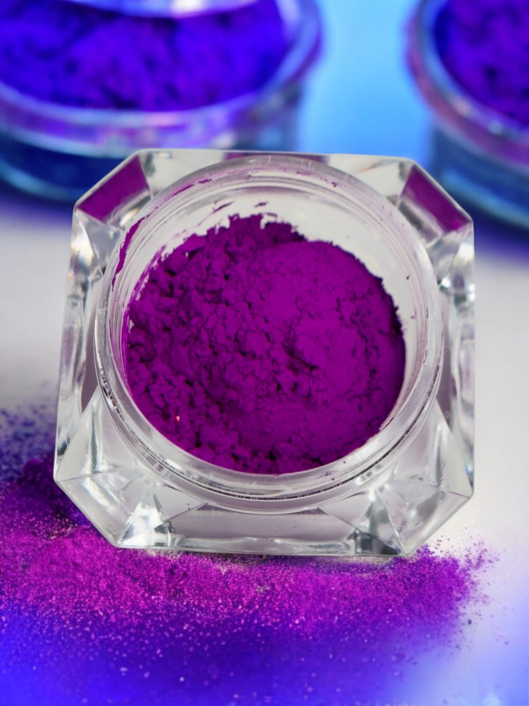 XND Products Nail Chromes & Pigments Ombre Effect Neon Pigment- Purple
