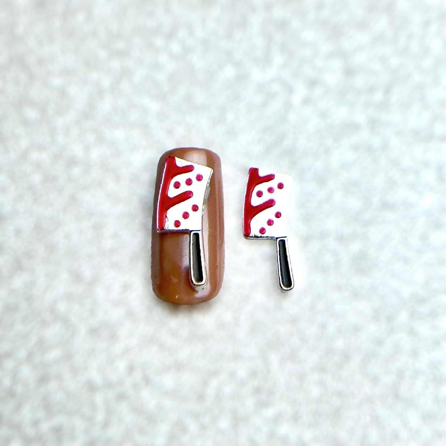 XND Products Nail Charms Nail Charm (2 pcs) - Halloween Cleaver knife