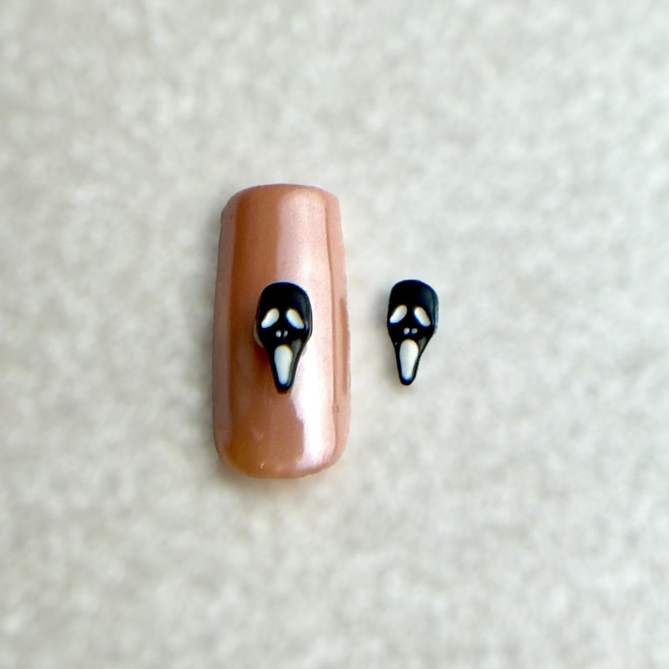 XND Products Nail Charms Nail Charm (2 pcs) - Scream Face Halloween