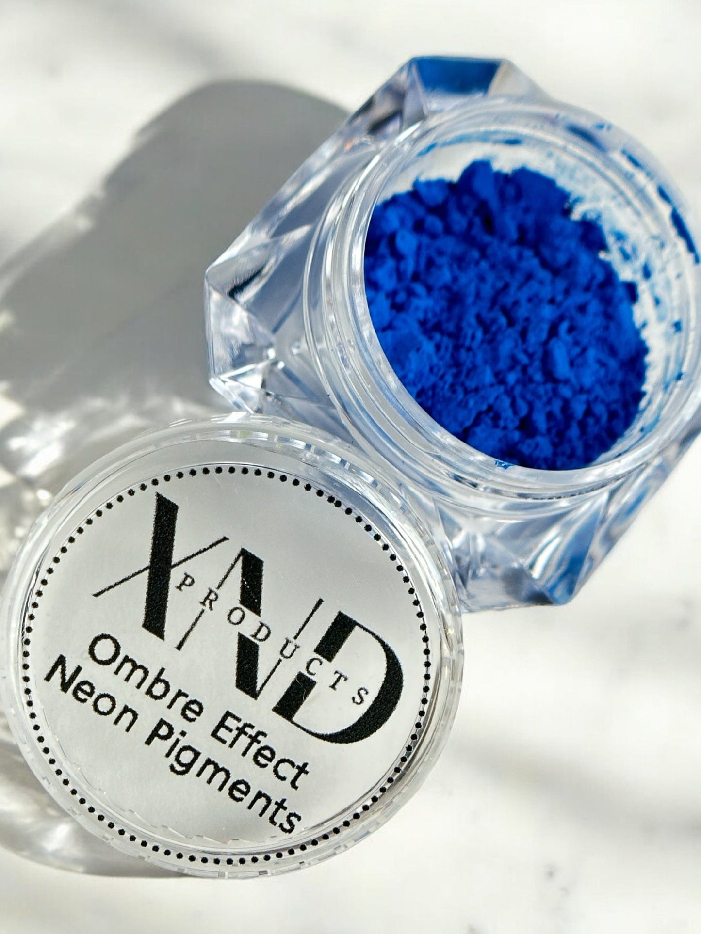 XND Products Nail Chromes & Pigments Ombre Effect Neon Pigment- Blue