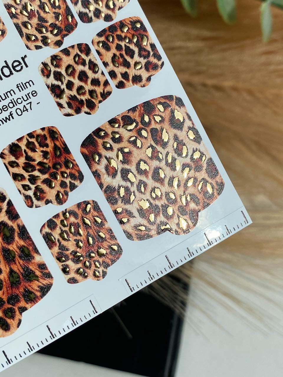 UA Slider Nail Wrap Films Pedicure Nail Wrap Films - Gold Foil – Full Toe Nail Art for Easy Pedicure