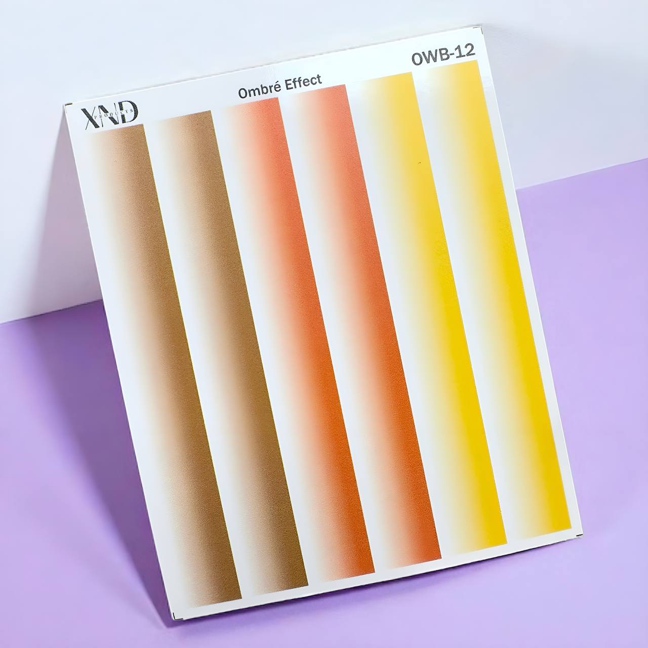XND Products 2D Nail Decal OWB-12 Nail Water Decal – French Ombré Effect Strip | Seamless Gradient Design