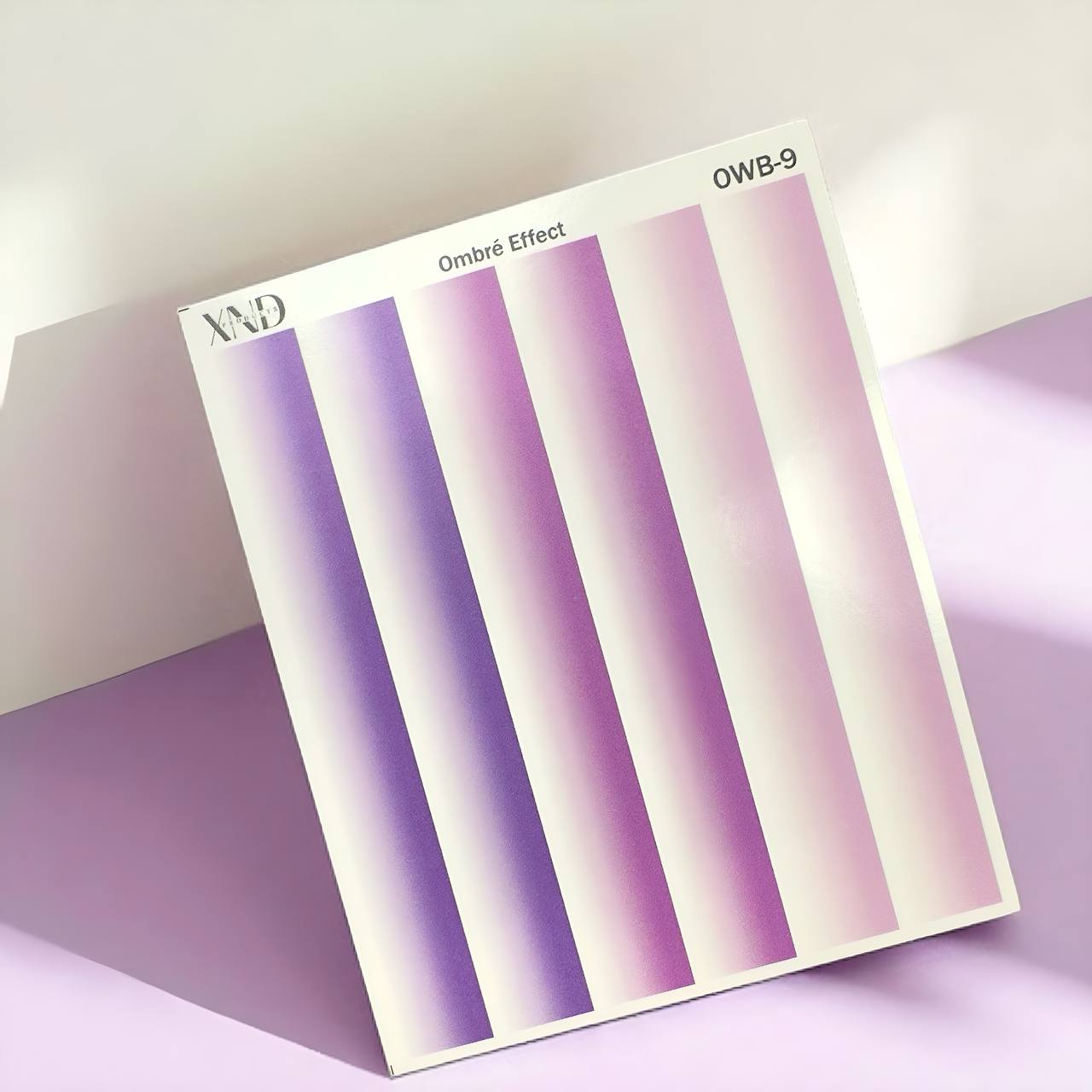 XND Products 2D Nail Decal OWB-9 Nail Water Decal – French Ombré Effect Strip | Seamless Gradient Design