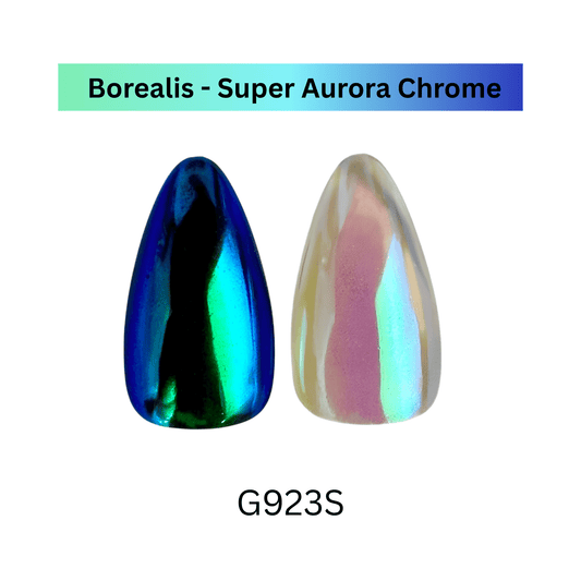 XND Products Nail Chromes & Pigments Borealis - Super Aurora Chrome Powder – Multichrome Nail Art Pigment