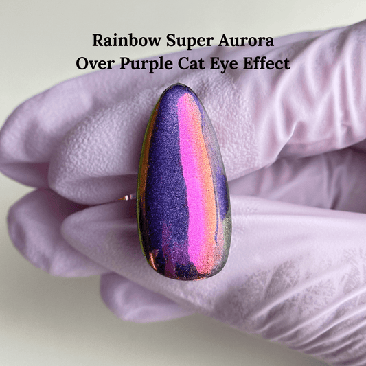 XND Products Nail Chromes & Pigments Rainbow – Super Aurora Chrome Powder – Multichrome Nail Art Pigment