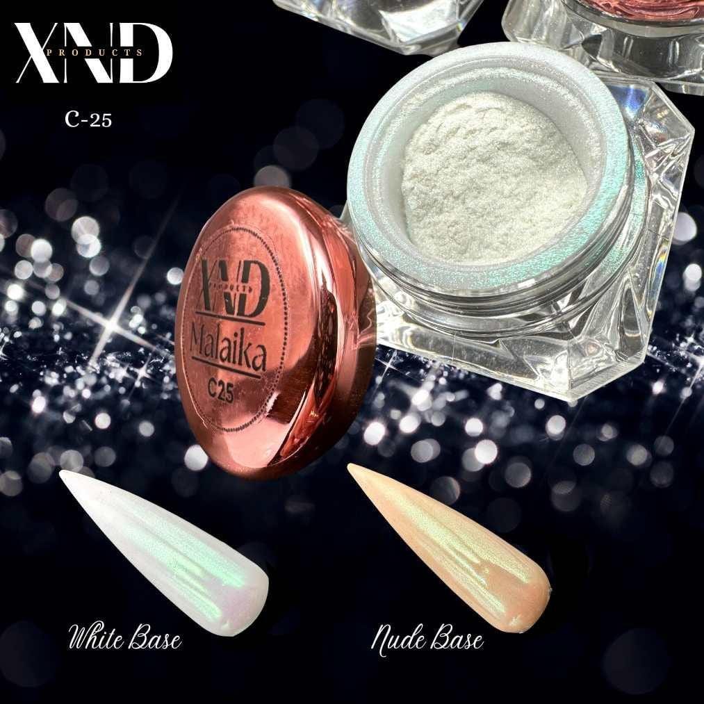 XND Products Nail Chromes & Pigments Malaika, Celestial Collection, Aurora Pearl Chrome