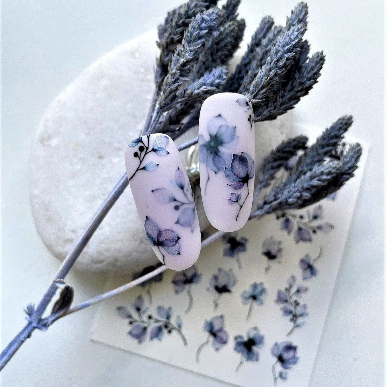 XND Products 2D Nail Decal TM-1033 / Nail Decal 2D / Spring / Color / Floral & Plants