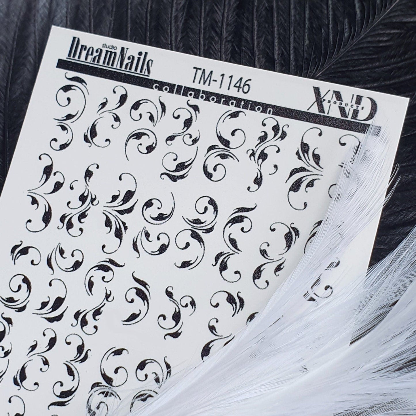 XND Products 2D Nail Decal TM-1146 / Nail Decal 2D /Floral &Plants /Foliage/ Greenery