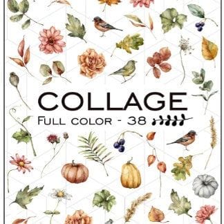New Max 2D Nail Decal FC-38 / Nail Decal 2D Thanksgiving/ Autum