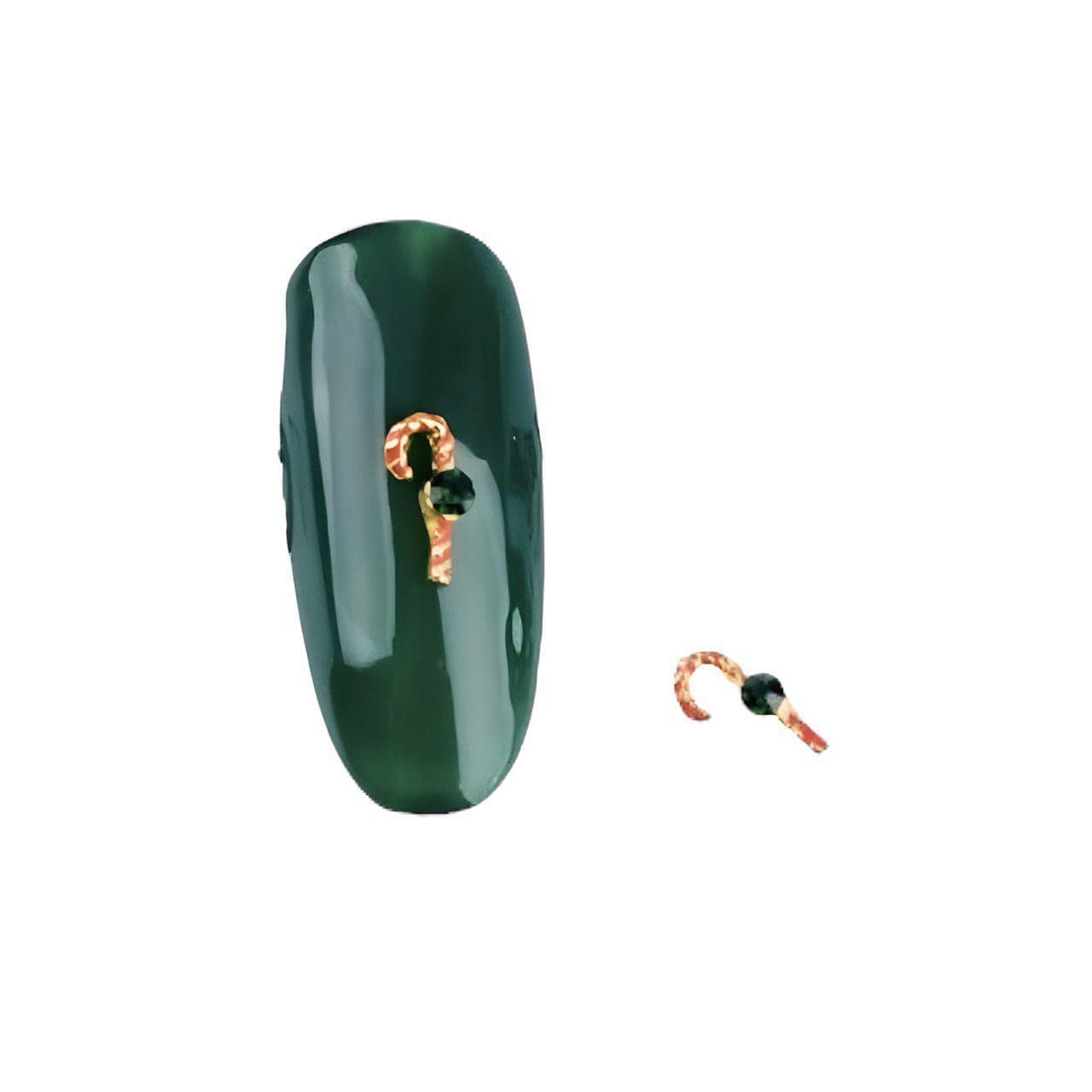 XND Products Nail Charms Nail Charm (2 pcs) Christmas Candy Cane