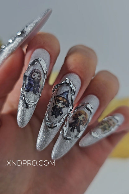 CL-02 / Nail Decal 2D / HP inspired/ Wizard/ Magic Harry