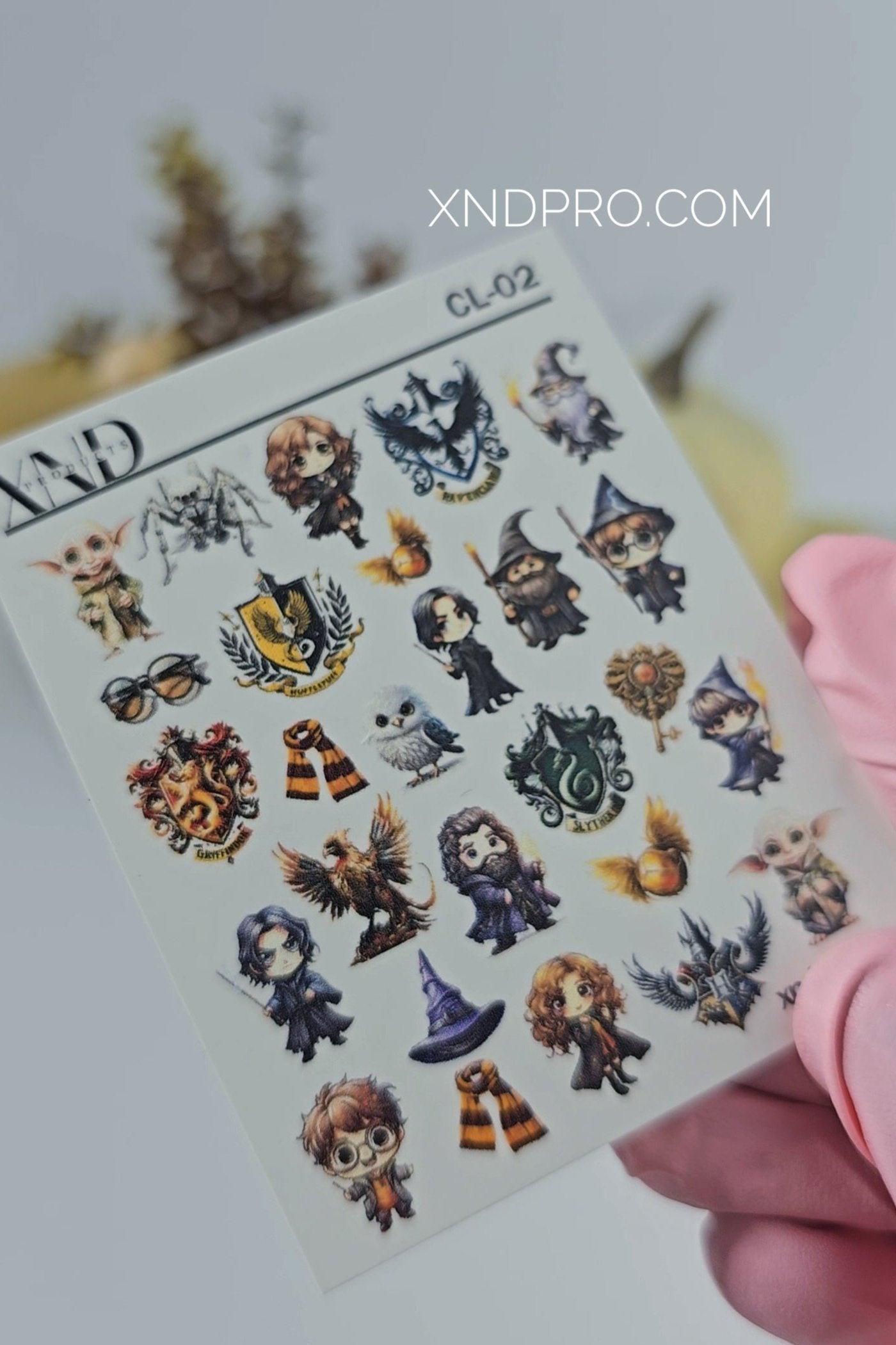 CL-02 / Nail Decal 2D / HP inspired/ Wizard/ Magic Harry