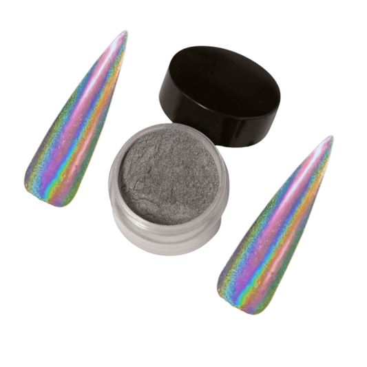 XND Products Nail Chromes & Pigments NH2058B / Pink Hue - Aurora Holographic, Unicorn, Rainbow, Chrome, Color Shifting