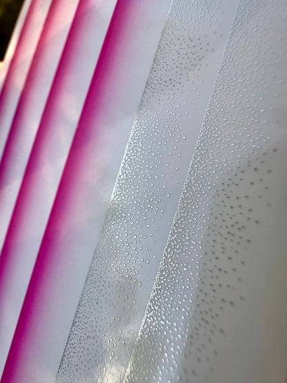 UA Slider 2D Nail Decal CF-631 Nail Water Decal Silver FOIL/  Pink & Silver Ombre Gradient/ Ombré Fade/ French Nails