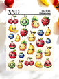 CL-131 Nail Decal 2D /Fruit Nails/Colorful Nails/Fruit Nail Decal