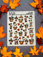 XND Products 2D Nail Decal CL-96 / Nail Decal 2D/ Mickey Inspired /Cartoon/ Fall/ Thanksgiving