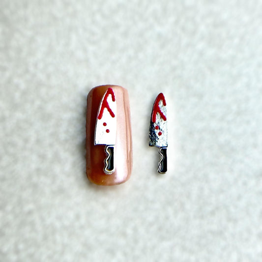 Nail Charm (2 pcs) - Halloween knife nail art charm