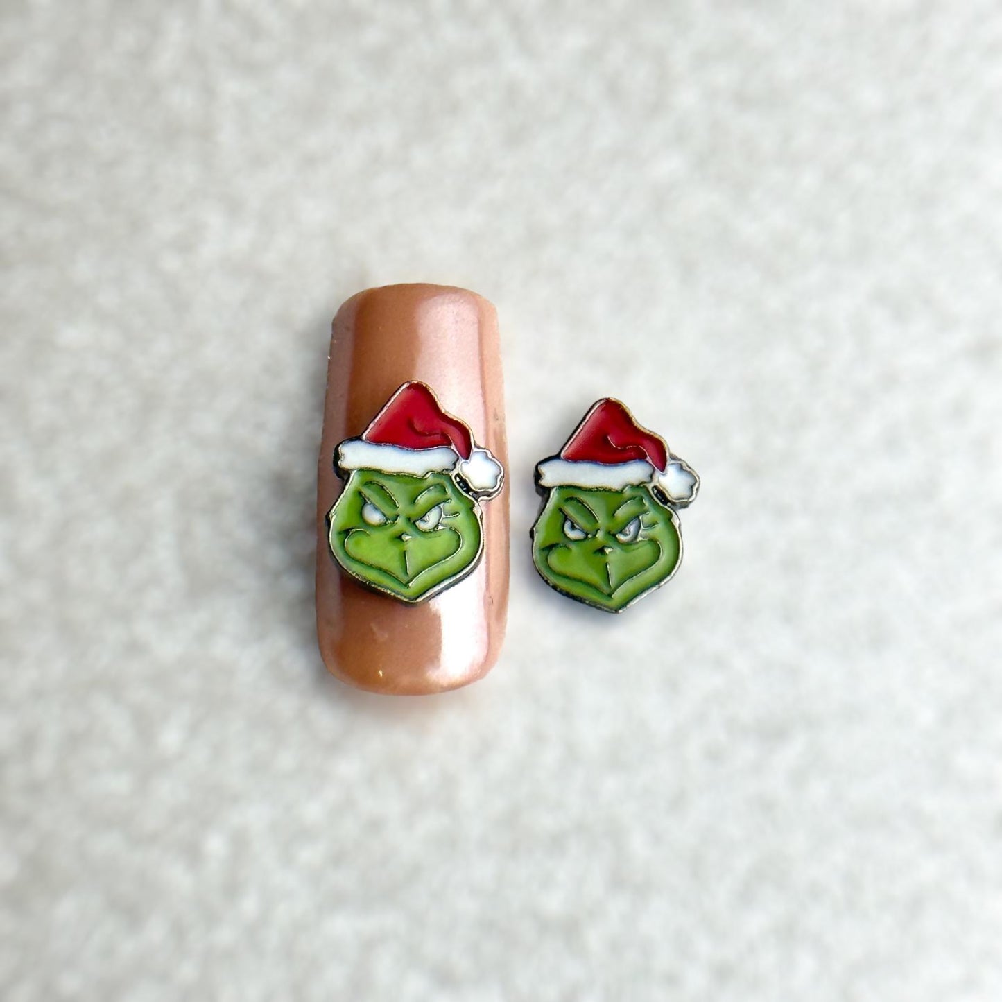 Nail Charm (2 pcs) - Santa Grinch