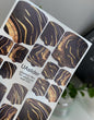 UA Slider Nail Wrap Films Pedicure Nail Wrap Films - Gold Foil – Full Toe Nail Art for Easy Pedicure