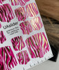 UA Slider Nail Wrap Films Pedicure Nail Wrap Films - Gold Foil – Full Toe Nail Art for Easy Pedicure