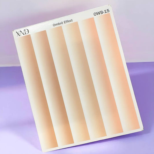 XND Products 2D Nail Decal OWB-15 Nail Water Decal – French Ombré Effect Strip | Seamless Gradient Design (Copy)