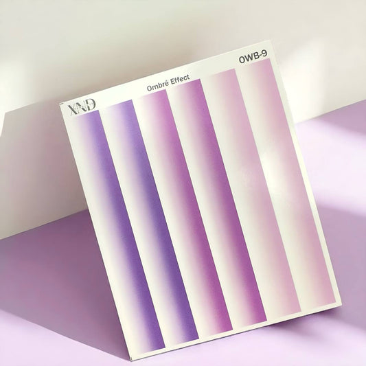 XND Products 2D Nail Decal OWB-9 Nail Water Decal – French Ombré Effect Strip | Seamless Gradient Design