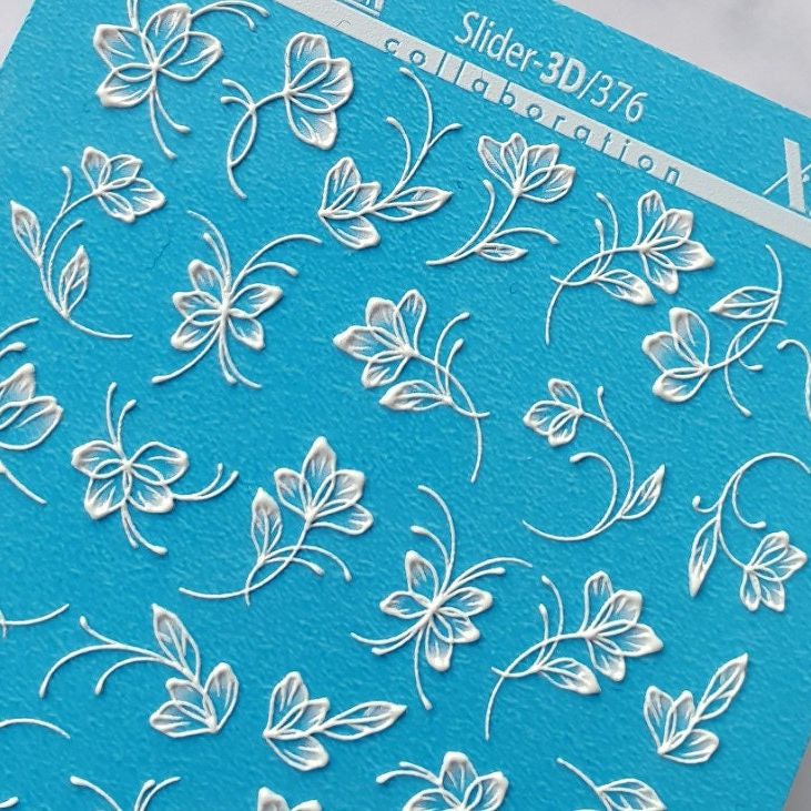 3D-376 / 3D Nail Decal / Flowers - Xochi Nail Designs LLC