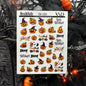 TM-1289 / Nail Decal 2D / Happy Halloween / Pumpkin/ Fall - Xochi Nail Designs LLC