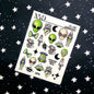 CL-06 / Nail Decal 2D UFO/ UFO / Alien/ Space - Xochi Nail Designs LLC