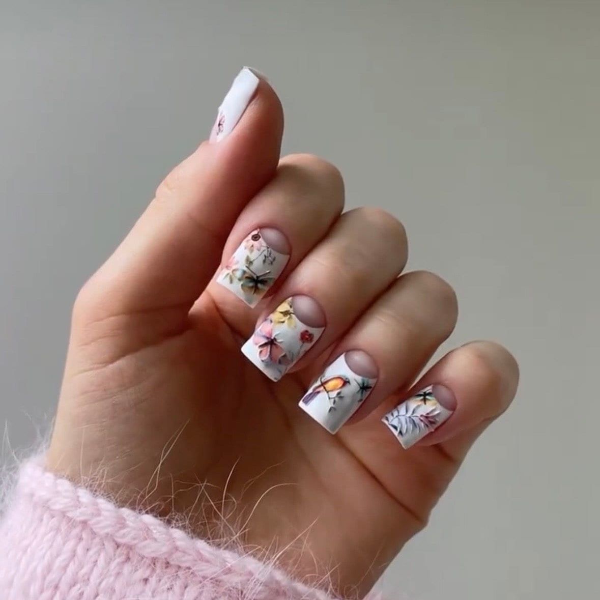 3D-351 / 3D Nail Decal / Floral Spring - Xochi Nail Designs LLC