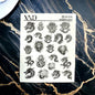 BLK-04 / Nail Decal 2D/ Dragon/ Dragon Nails / Chinese New Year - Xochi Nail Designs LLC