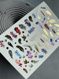 XND Products Nail Water Decal Gold FOIL/ Dream Catcher Feather Boho /Feather Nails / Water transfer / Waterslide / Nail Waterslide Decals/ Nail Art/