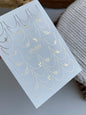 XND Products Nail Water Decal GOLD FOIL/ Leaves French Tip/ Foliage French Line/French Nail Tattoo /Waterslide /Nail Waterslide Decals/ Nail Art/