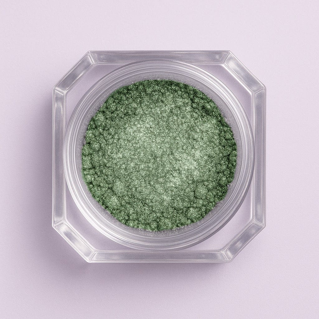 XND Products Nail Chromes & Pigments Mint Frosting – Soft Mint Green Pastel Chrome Nail Powder