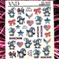 CL-103 / Nail Decal 2D / 4th of July nails / Independence Day / Gnomes/ USA - Xochi Nail Designs LLC